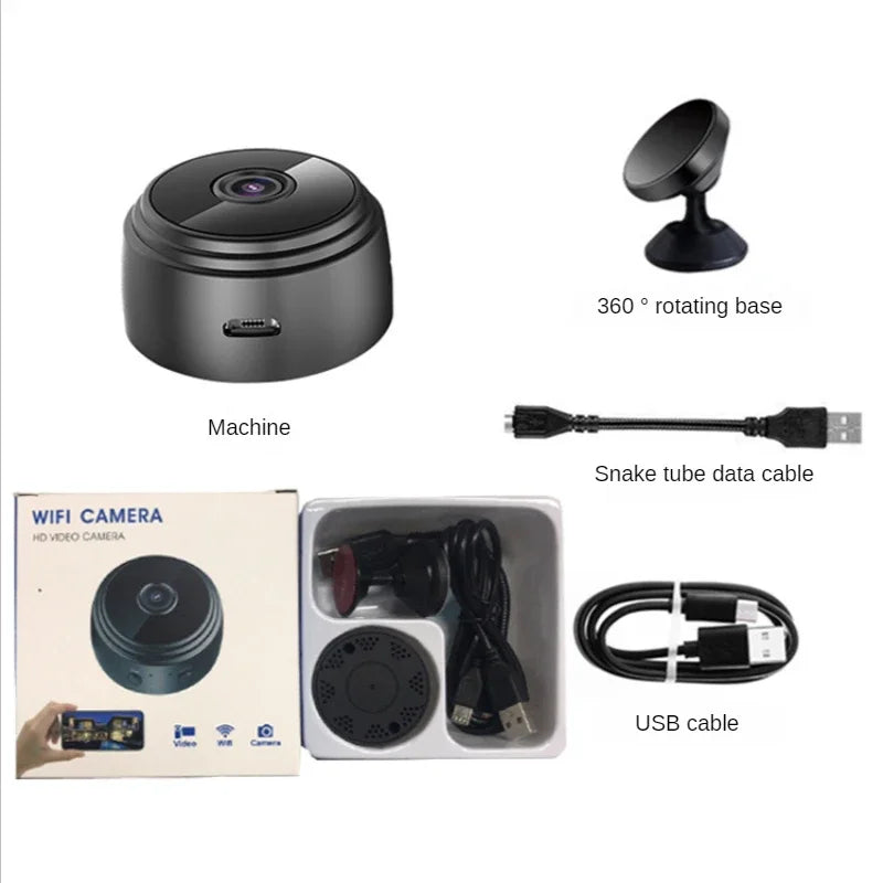 A9 Mini Spy Cam - Experience Cutting-Edge 1080P Wireless Surveillance with Superior Night Vision