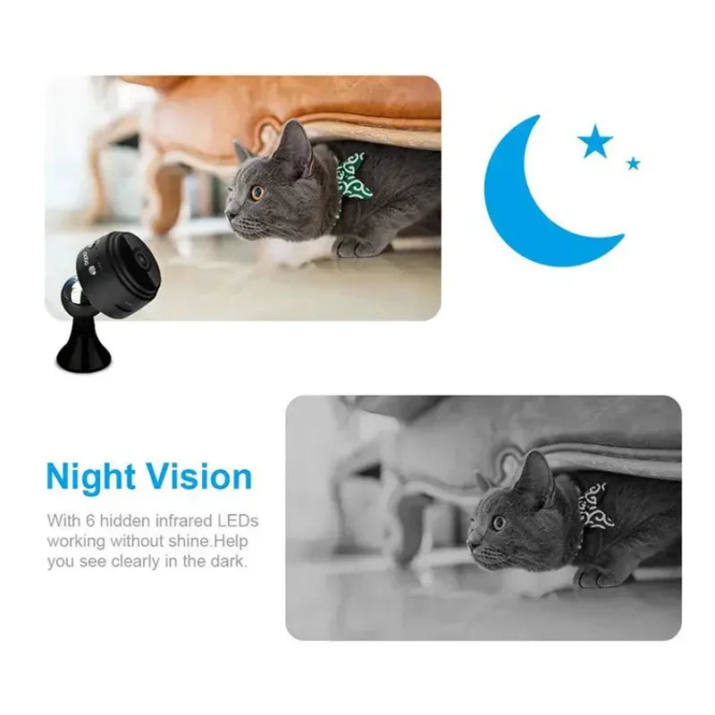 A9 Mini Spy Cam - Experience Cutting-Edge 1080P Wireless Surveillance with Superior Night Vision