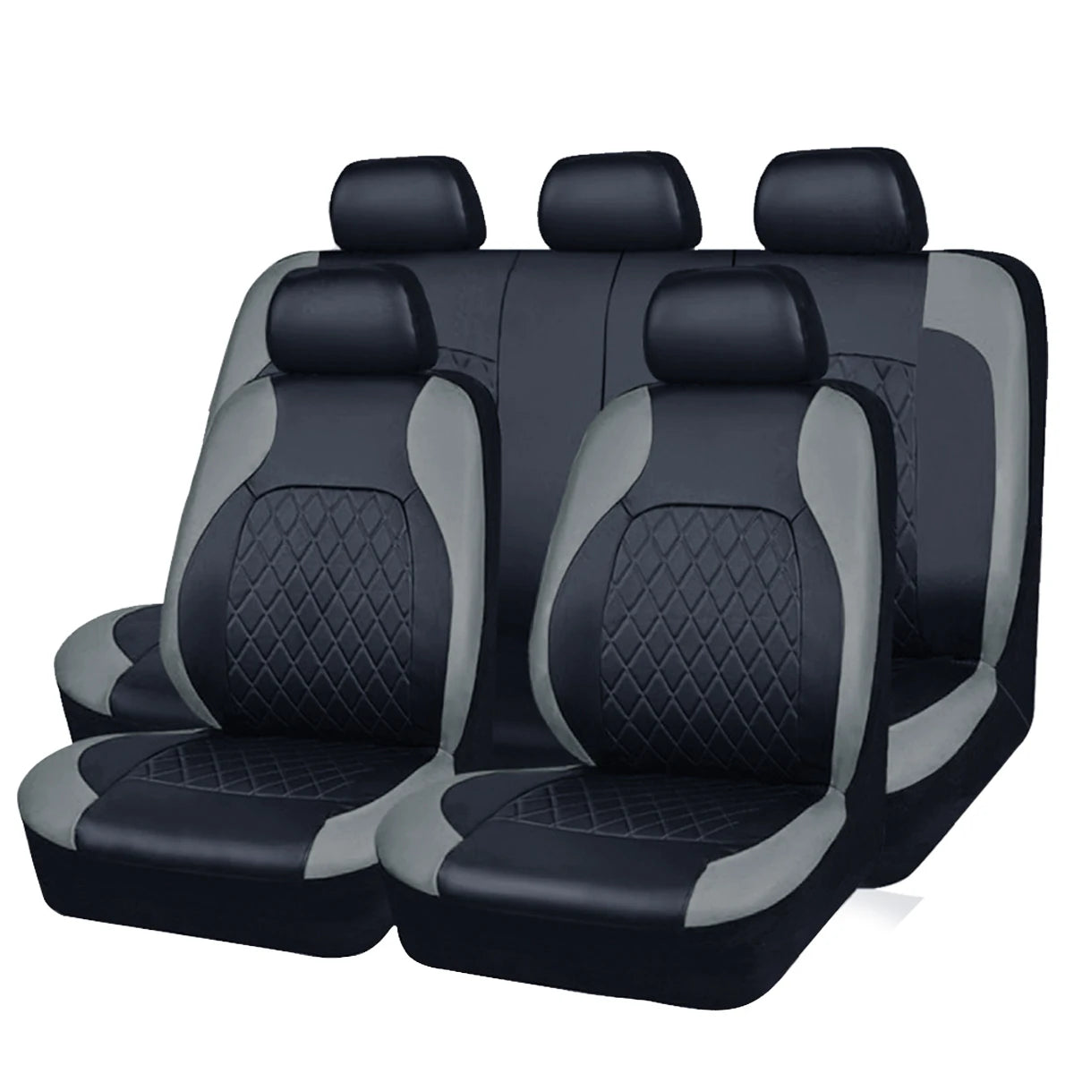 All-Weather Quilted PU Leather Car Seat Cover – Full Protection for Your Sedan, SUV, or Truck!