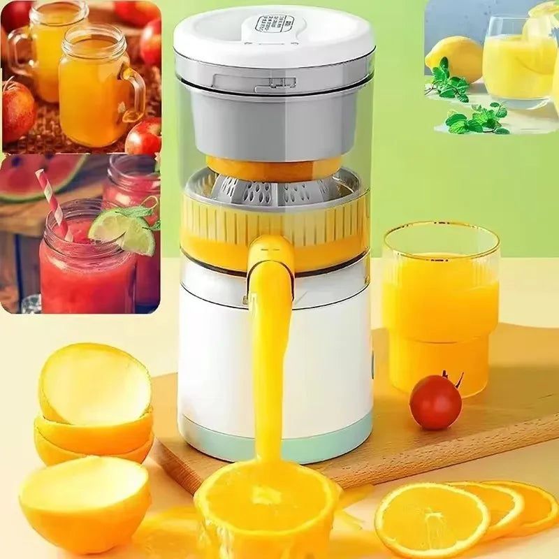 Wireless Automatic Citrus Juicer - Portable USB Charged Fruit Extractor for Effortless Juice Making