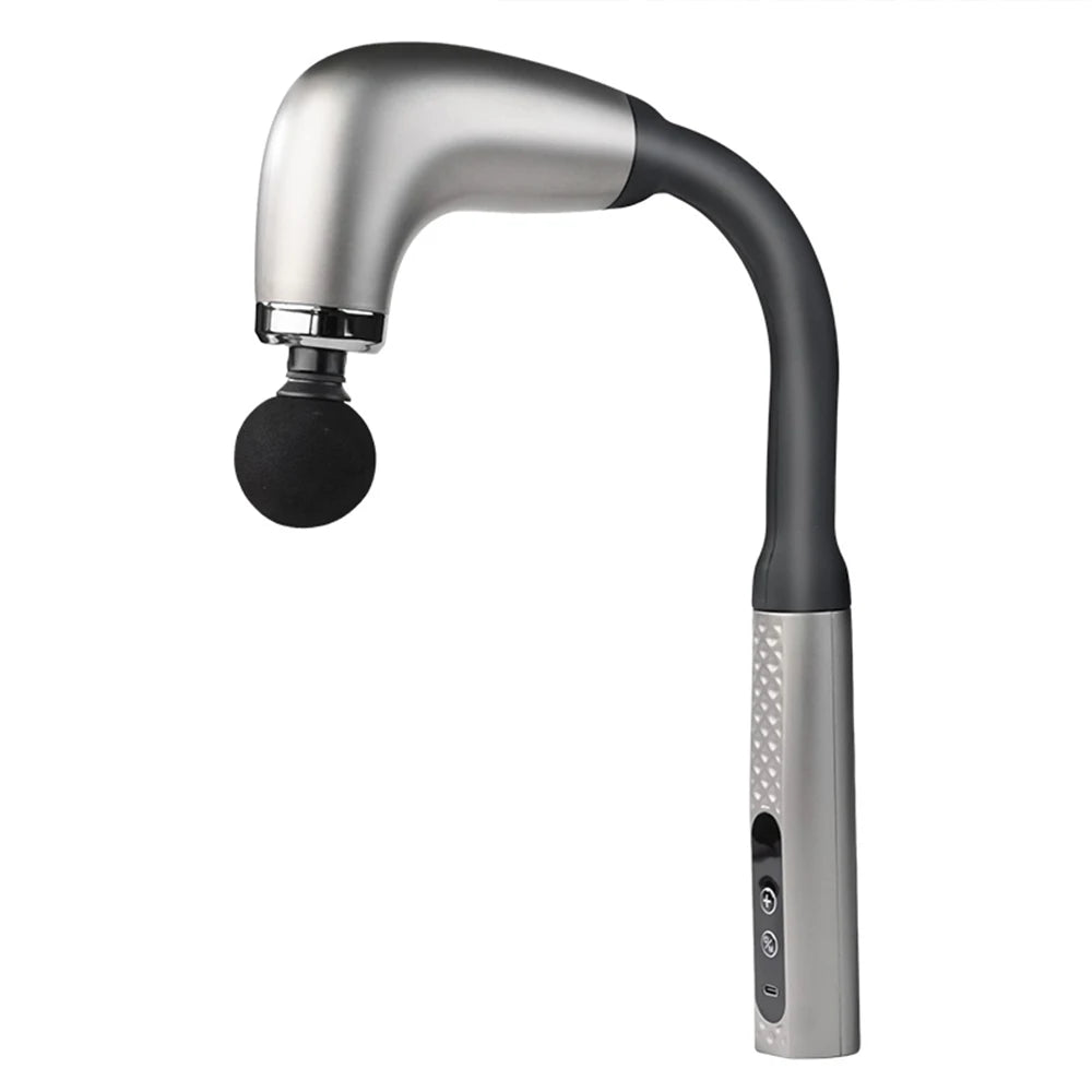 Ultimate Fascia Massage Gun with Extended Handle for Effortless Muscle Relief - Perfect for Upper and Lower Back