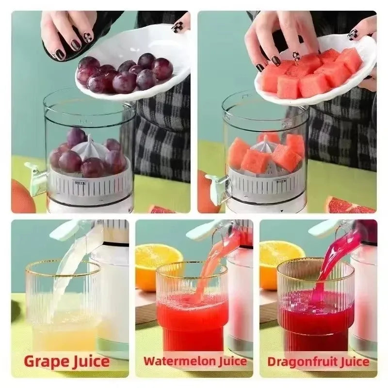 Wireless Automatic Citrus Juicer - Portable USB Charged Fruit Extractor for Effortless Juice Making