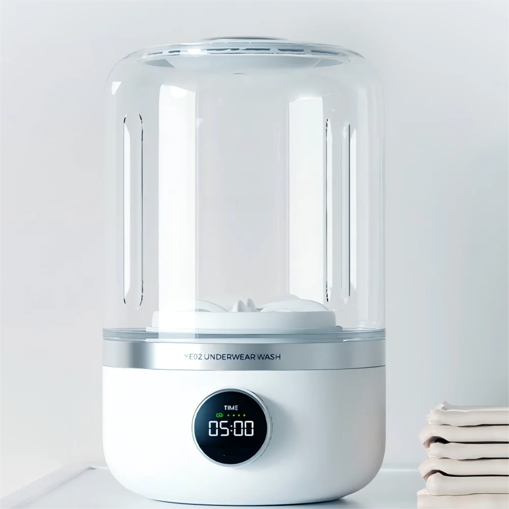 Mini Wireless Washing Machine – 1L Portable Laundry Bucket