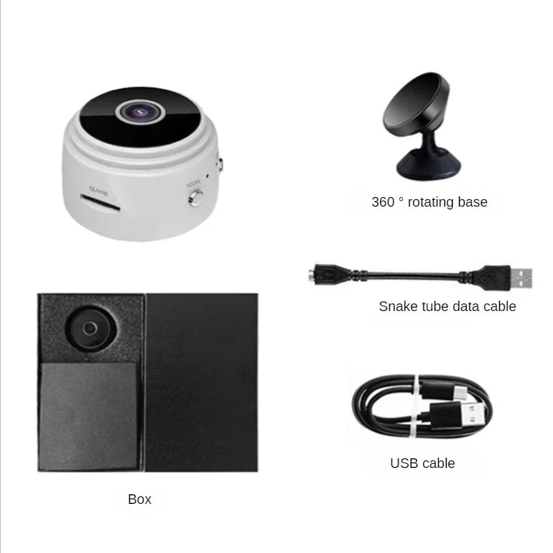 A9 Mini Spy Cam - Experience Cutting-Edge 1080P Wireless Surveillance with Superior Night Vision