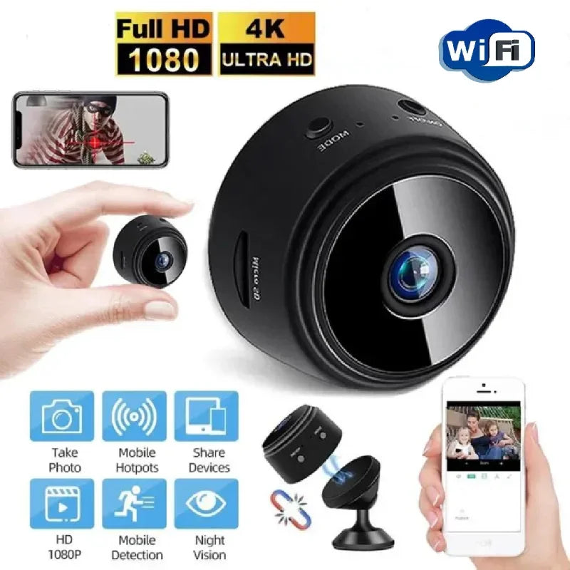 A9 Mini Spy Cam - Experience Cutting-Edge 1080P Wireless Surveillance with Superior Night Vision