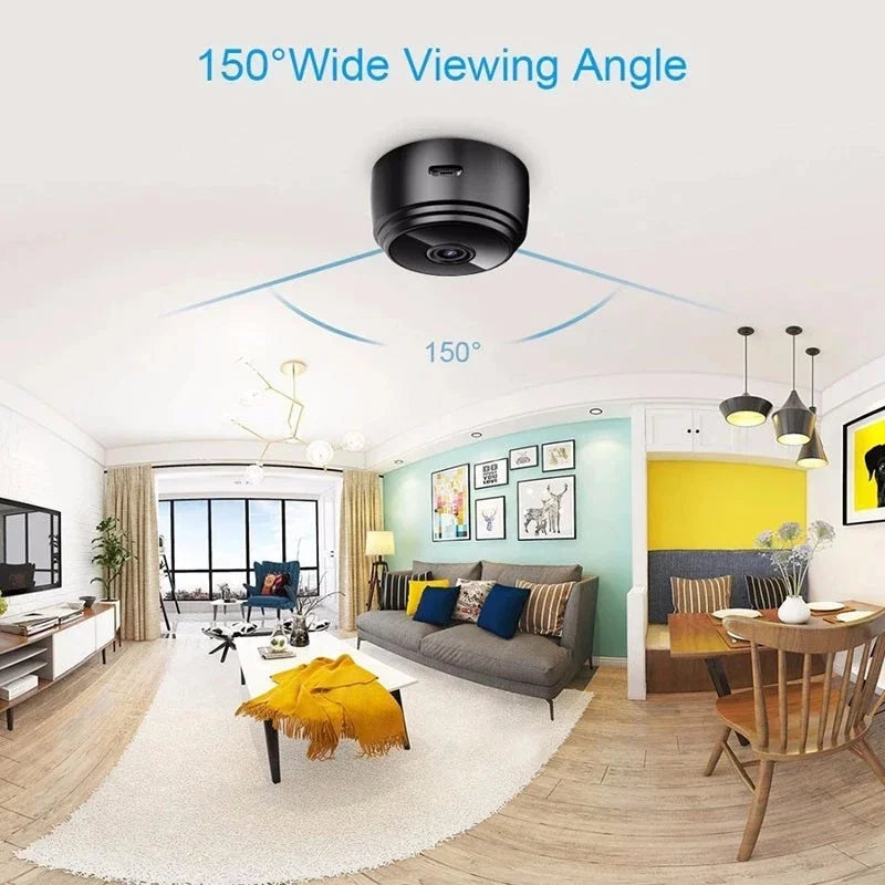 A9 Mini Spy Cam - Experience Cutting-Edge 1080P Wireless Surveillance with Superior Night Vision