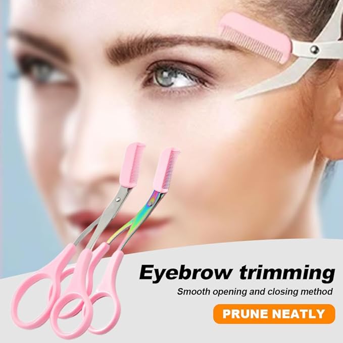 Expertly Crafted Eyebrow Trimming Scissors for Flawless Brows