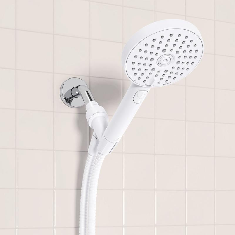 Sproos! Hand Shower | Premium Modern Hand Held Shower with Flexible Hose, 3 Sprays + Pause Button, Easy Install, Available in 7 Vibrant Colors: Pink, Green, Black, Blue, Red, Yellow, White Bathroom Decor