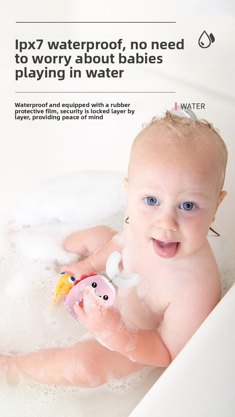 Children's electric toothbrush U-shaped