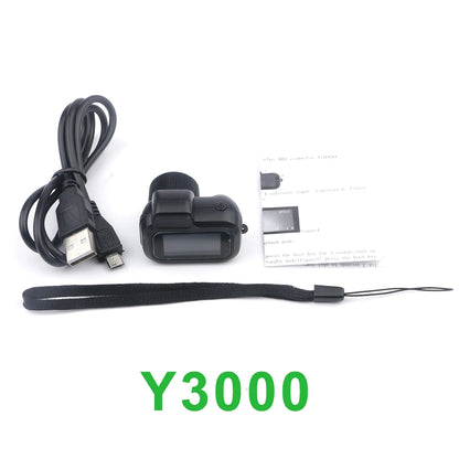 Y4000 Monoreflexes Style Mini Camera with Flash Lamp and Battery Dock Portable Video Recorder DV 1080P with LCD Screen Y3000