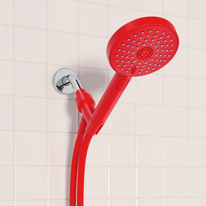 Sproos! Hand Shower | Premium Modern Hand Held Shower with Flexible Hose, 3 Sprays + Pause Button, Easy Install, Available in 7 Vibrant Colors: Pink, Green, Black, Blue, Red, Yellow, White Bathroom Decor