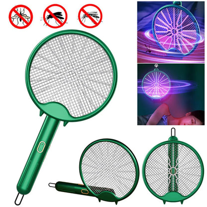 Ultimate Electric Mosquito Swatter - USB Rechargeable, Foldable & Versatile Insect Control