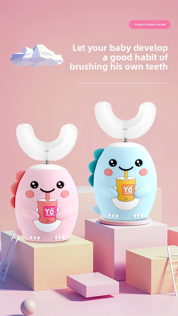 Children's electric toothbrush U-shaped