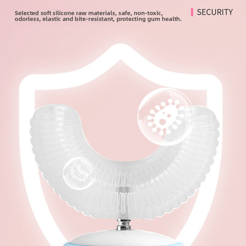 Children's electric toothbrush U-shaped