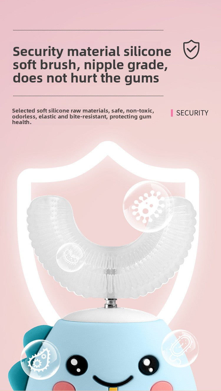 Children's electric toothbrush U-shaped