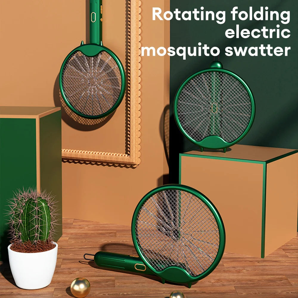 Ultimate Electric Mosquito Swatter - USB Rechargeable, Foldable & Versatile Insect Control