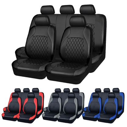 All-Weather Quilted PU Leather Car Seat Cover – Full Protection for Your Sedan, SUV, or Truck!