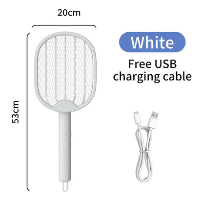 Electric Mosquito Swatter & Killer Lamp – USB Rechargeable