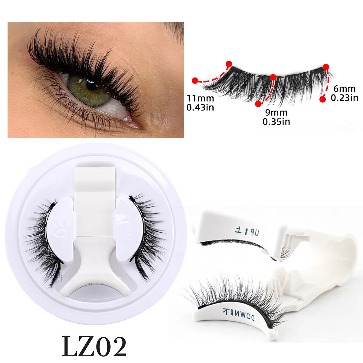 Experience Flawless Beauty with Our Handmade Magnetic Eyelashes Set – Soft, Fluffy, and Reusable for Stunning Natural Looks!
