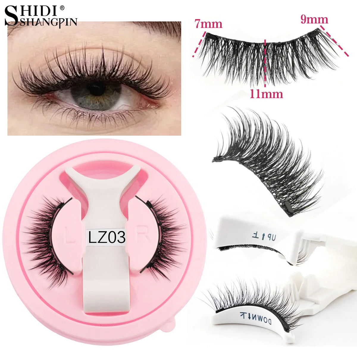 Experience Flawless Beauty with Our Handmade Magnetic Eyelashes Set – Soft, Fluffy, and Reusable for Stunning Natural Looks!