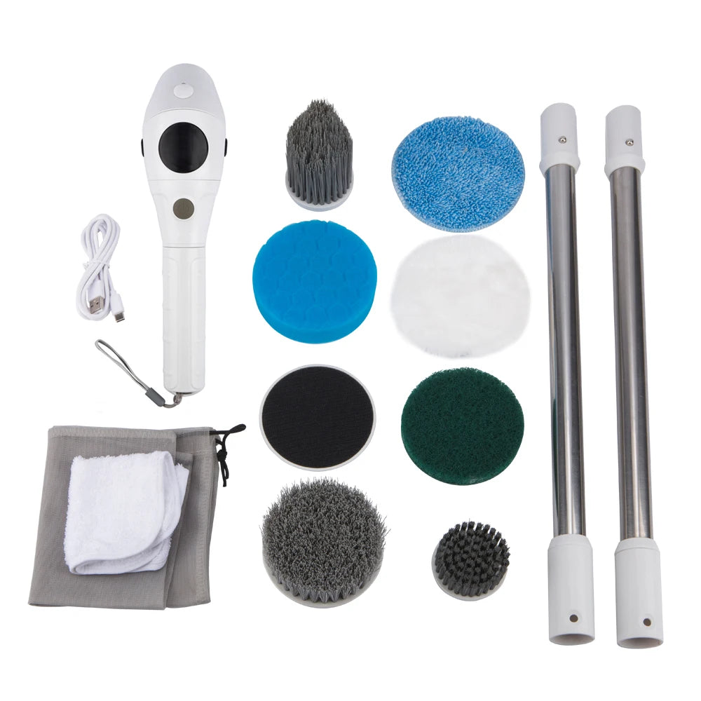 Revolutionize Your Cleaning Routine with the 8-in-1 Multifunctional Wireless Electric Cleaning Brush for Effortless Home Care