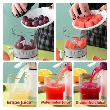 Wireless Automatic Citrus Juicer - Portable USB Charged Fruit Extractor for Effortless Juice Making