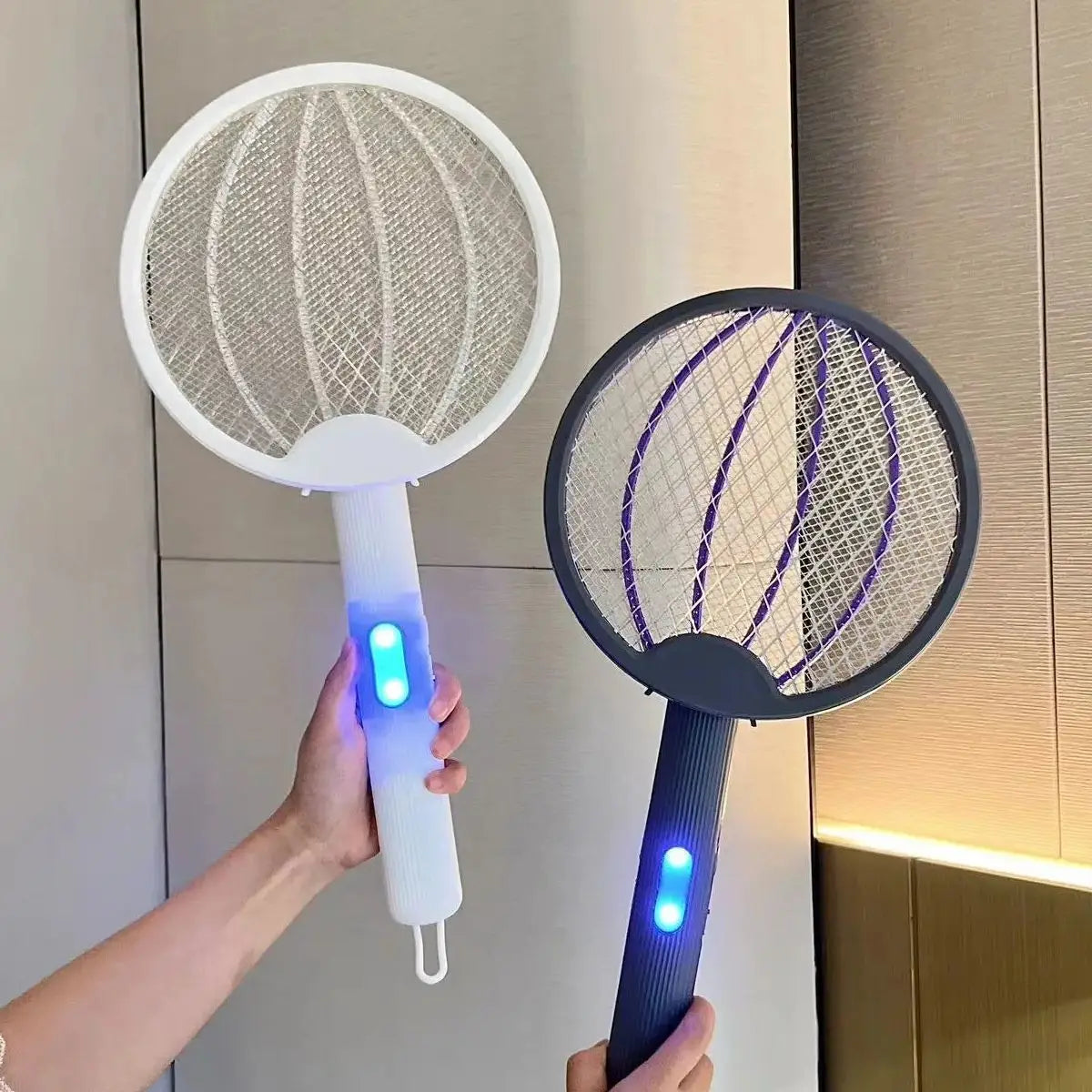 Electric Mosquito Swatter & Killer Lamp – USB Rechargeable