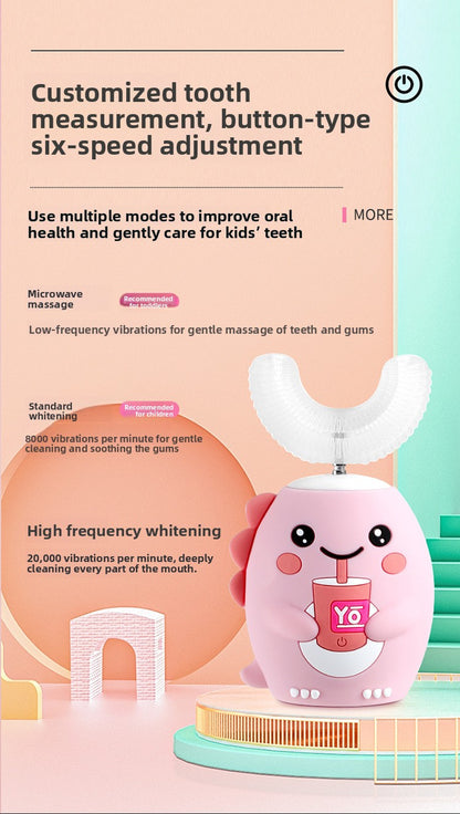 Children's electric toothbrush U-shaped