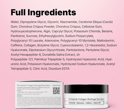 Peptide Collagen Hydrogel Eye Patch